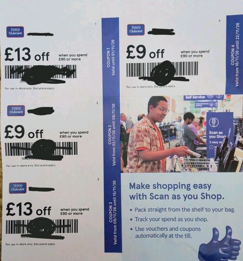 Tesco Vouchers Save £44 — image 1