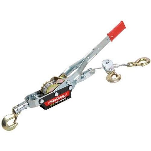  4 TON PULLER HAND WINCH 3 HOOK CABLE TURFER FOR CARAVAN BOAT TRAILER CT0515