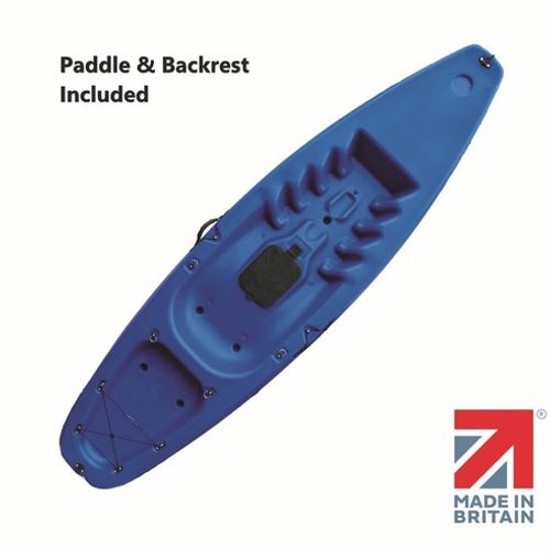 Riber Photon One Man Sit On Top Standard Kayak Ideal for beginners Deep Blue 