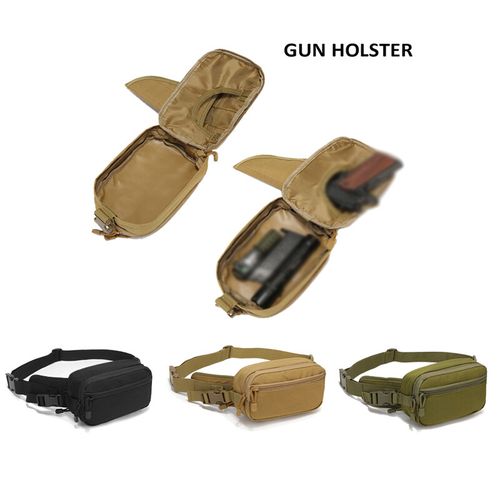 Tactical Waist Bag Gun Carry Pouch Fanny Pack Sling Shoulder Men's Bags Outdoor — image 2