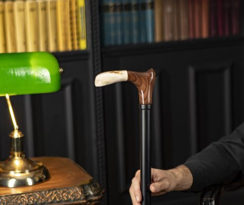 Handmade Gentleman Cane, Classic Wooden Walking Stick Gift, Derby Walking Cane — image 1