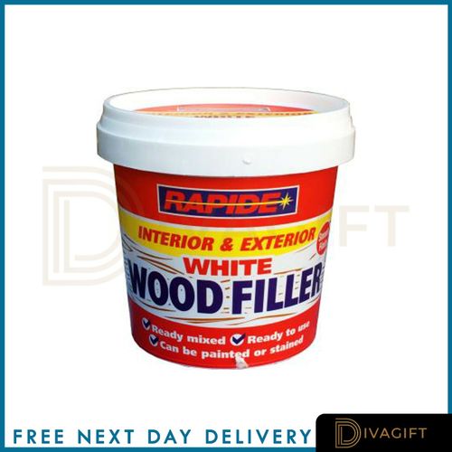 WHITE BROWN WOOD FILLER 151 WOOD FILLER CRACKS REMOVER INTERIOR AND EXTERIOR NEW — image 2