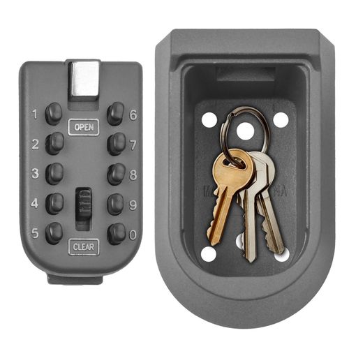 Outdoor High Security Wall Mounted Push Button Key Safe Box Lock Storage 4 Digit — image 5