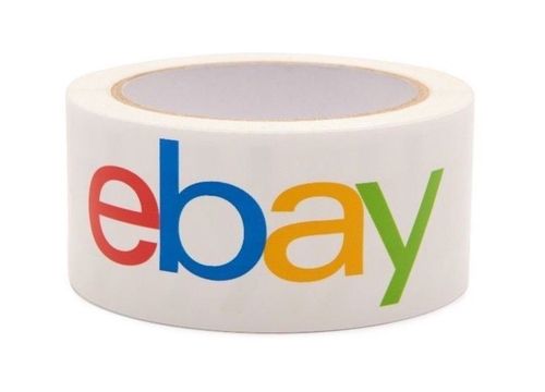 4 Rolls eBay Branded self adhesive Parcel Packing Tape 75 Yards - 50mm Wide — image 2