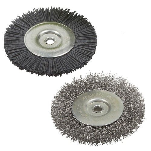 Garden Gear Weed Sweeper Spare Brushes For G0518 1 Nylon & 1 Steel Wire Brush