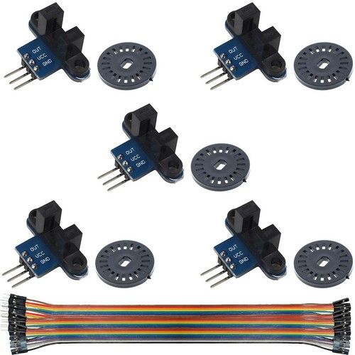 Youmile 5Pcs Speed Measuring Sensor IR Infrared Slotted Optical Optocoupler...