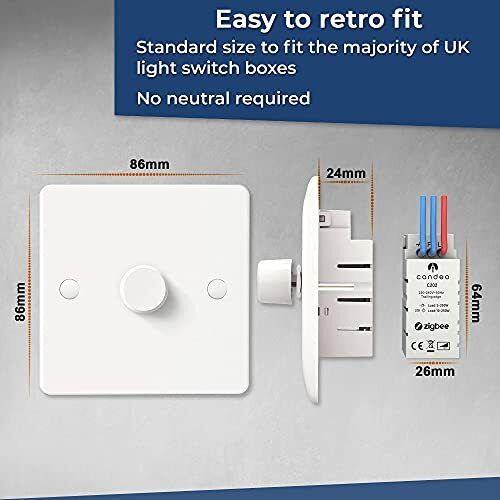 Smart Switch LED Dimmer compatible with Philips Hue, Smartthings and all — image 2