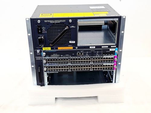 Cisco Catalyst 4506-E WS-C4506E-GE-96V 96-Port PoE Switch — image 1