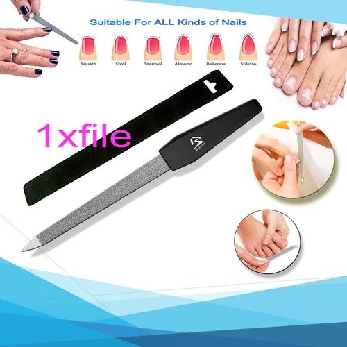 Black Chiropodist Quality Diamond Dusted Deb Nail Files Podiatry Manicure Tools