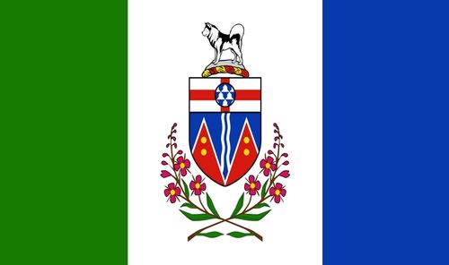 YUKON 5 X 3 FEET FLAG polyester flags Whitehorse CANADA Canadian — image 1