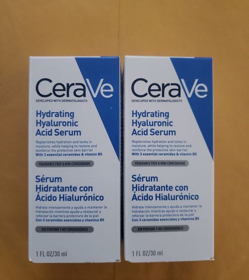 CeraVe Hydrating Hyaluronic Acid Serum Face 30 mL X 2 pack — image 1