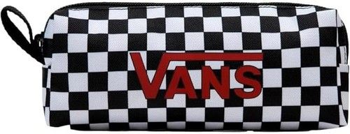 Vans Pencil Pouch Case Checker Board Camo Old Skool Black White Logo School Zip