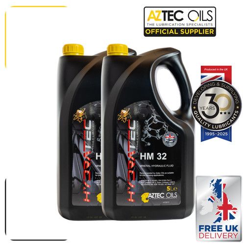 2x5L Hydratec ISO 32 Hydraulic Oil DIN 51524 Part II HLP ISO 6743-4 HM US Steel