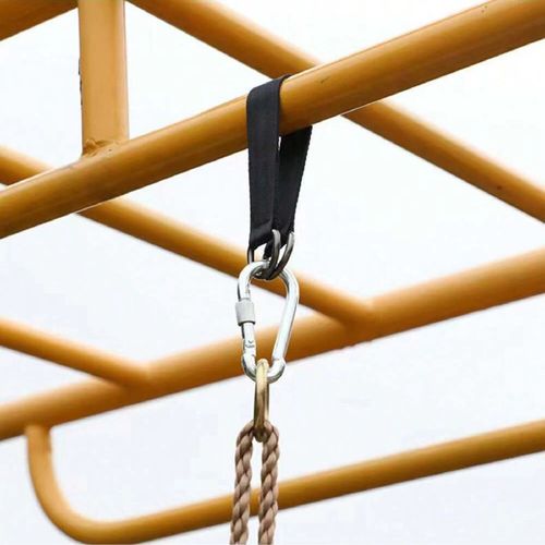 Tree Swing Hanging Kit Hammock Tree Hanging Straps Kit Hooks Carabiner Garden — image 7