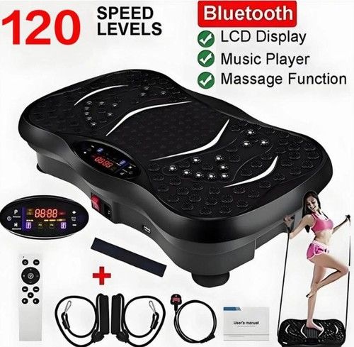 Power Vibration Plate Exercise Body Shaker Massager Vibrating Machine Platform