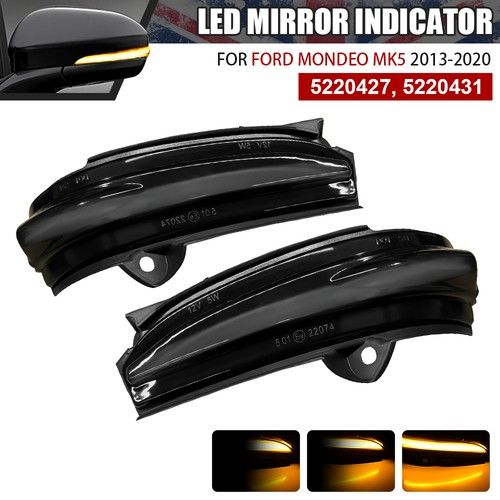 For Ford Mondeo MK5 2013-2020 Dynamic LED Wing Mirror Indicator Repeater Lights