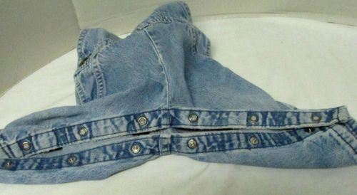 Vintage Baby OshKosh B'Gosh Vestbak Genuine Denim Overalls USA Union Made 6-9 Mo — image 13