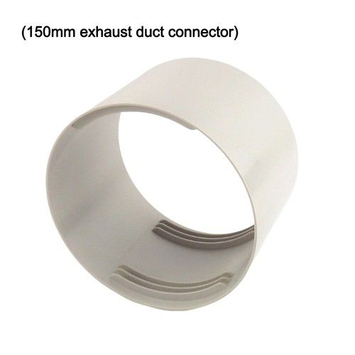 ABS Air Conditioner Exhaust Hose Adapter Round Square Vent Connector Fitting