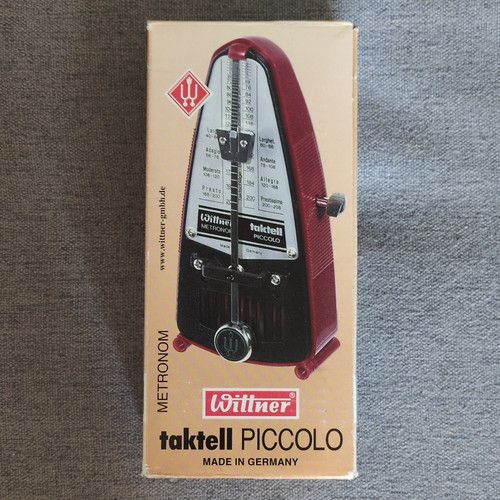 Wittner taktell Piccolo Mechanical Analogue Metronome Black Plastic/Metal