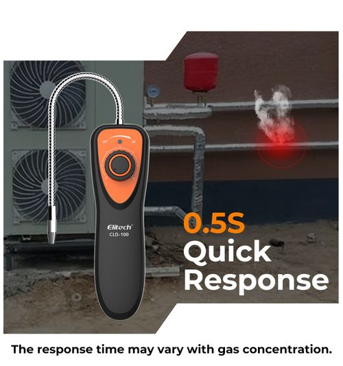 Elitech CLD-100 Refrigerant Halogen Leak Detector CFCs HCFCs HFCs HVAC Checker — image 13