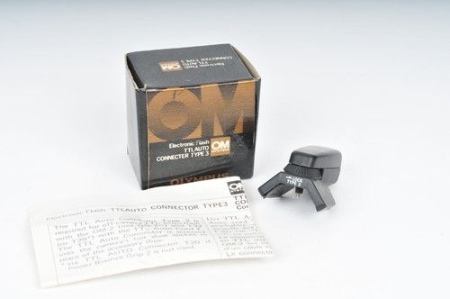 Olympus OM System Electronic Flash TTL Auto Connector Type 3 for 35mm Cameras