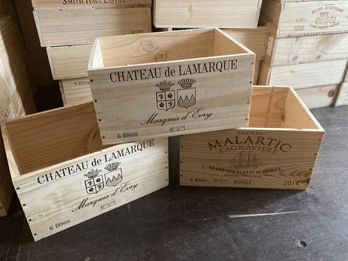 10x Wooden Wine Box Crate - BARGAIN CLEARANCE - 6 bottle Size - Hamper, Present — image 4