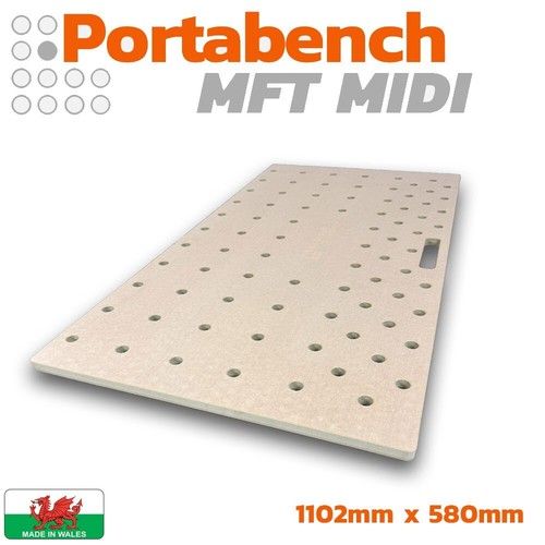Portabench MFT Midi - Portable Job Site Workbench for DIY & Trade Woodworkers
