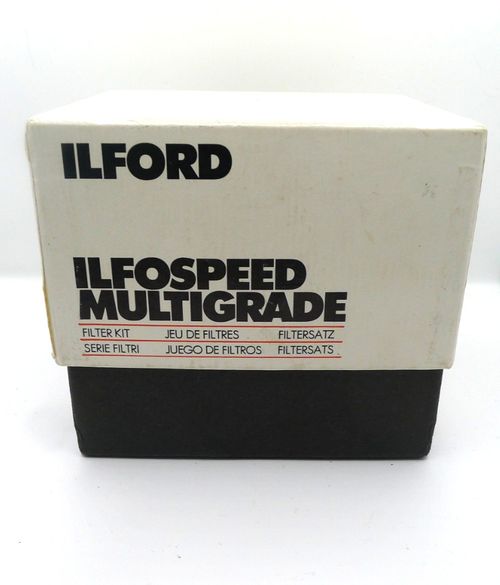 Ilford Ilfospeed Multigrade Filter Set -inc Holder & Calculator - Darkroom Kit — image 1