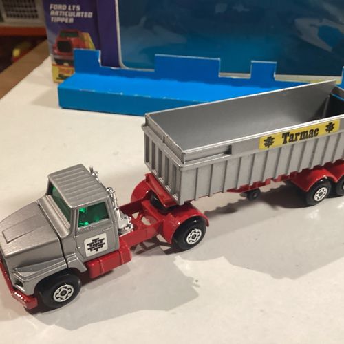 Matchbox Superkings K18 Ford LTS Articulated Tipper Truck  VNM In Original Box — image 9