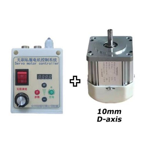 220V Switch Brushless Motor Driver Face Mount 750W Servo Motor &Controller New