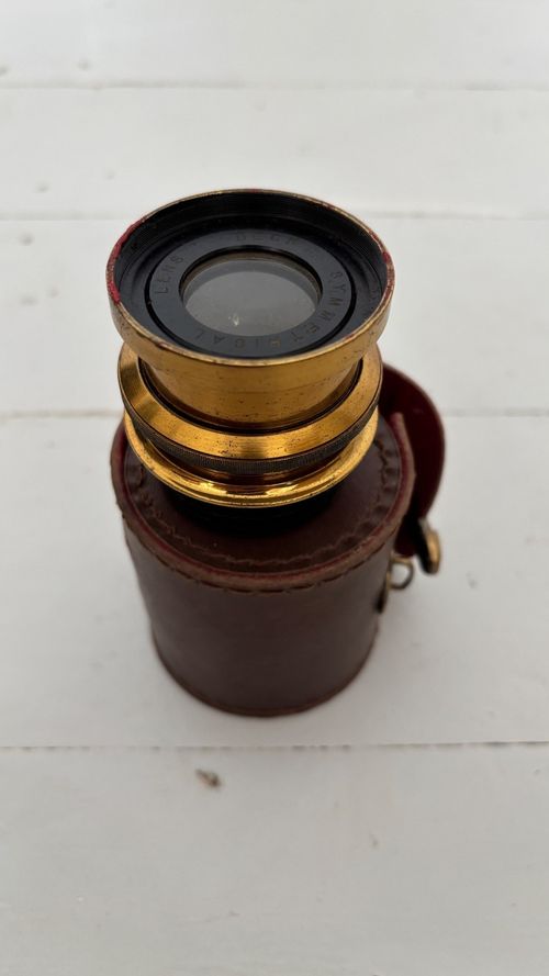 Victo Folding Field Camera 1910 Vintage + Lens + 3x plate holders, no lens board — image 6