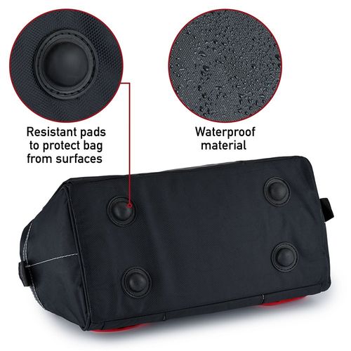 Tool Bag Red ToughHub 12" Work Durable Heavy Duty Multi Pockets Tools Organizer — image 5