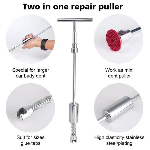 66PCS PDR Car Paintless Kit Dent Puller Lifter Repair Removal Hail Glue Gun Tool — image 15