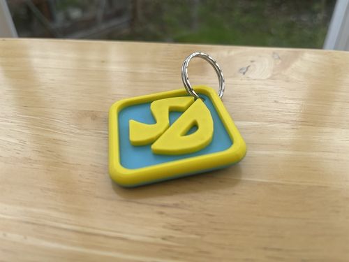 Scooby Doo Style Dog Tag Keyring — image 5
