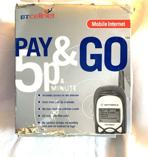 vintage motorola mobile phone,1999, Used, T2288,Still Boxed, Not Working?complet