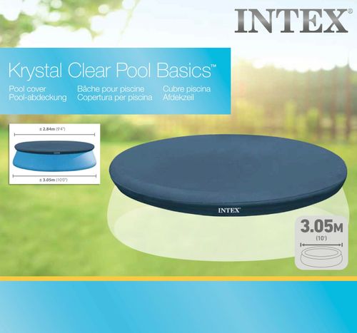 Intex® 10ft Round Easy Set Swimming Pool Cover - QUALITY COVER - BEST SELLER — image 2