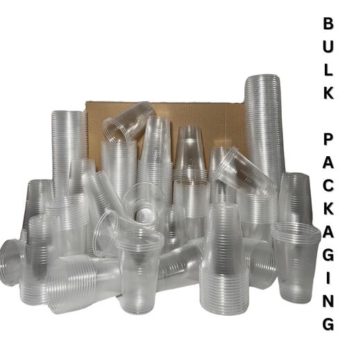 Reusable Half Pint Plastic glasses 10Oz Party Glasses Mutli purpose Use Clear — image 4