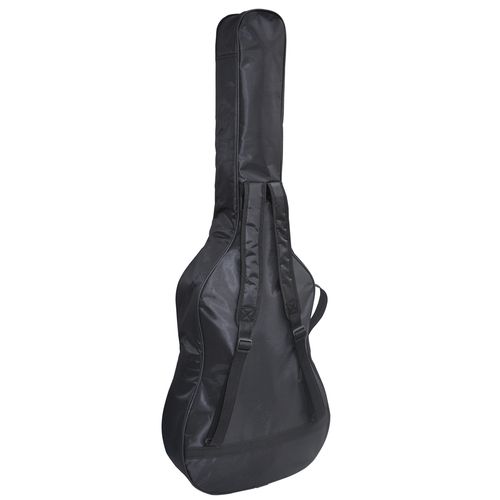 FULL-SIZE PADDED PROTECTIVE CLASSICAL ACOUSTIC GUITAR BAG CARRY BACK CASE BLACK — image 2