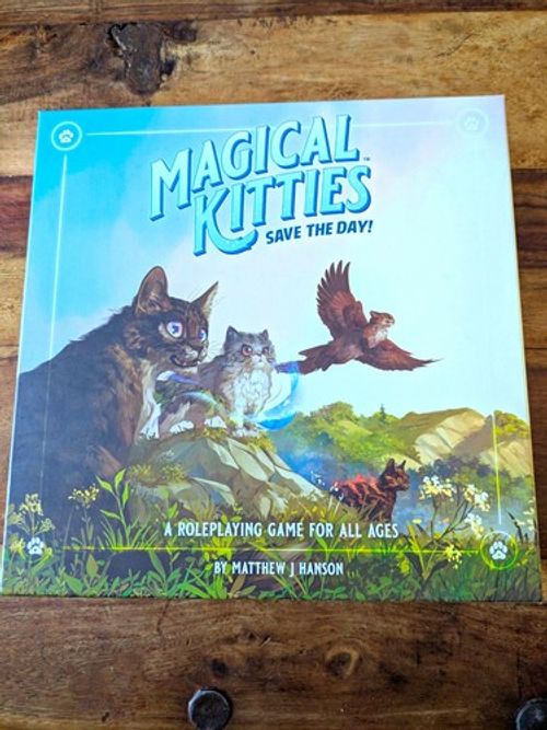 Atlas Games Magical Kitties Save the Day! Fantasy RPG Set w/ Dice