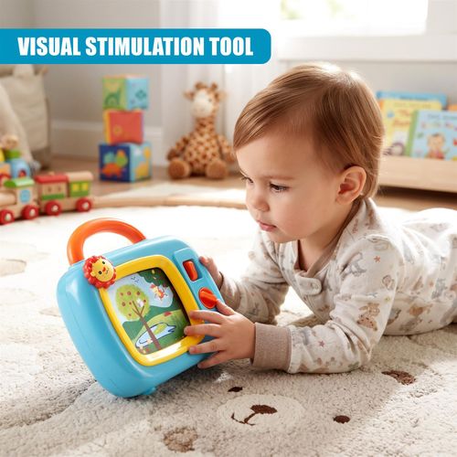My First TV Baby Musical Television Colourful Toy Safari Animals Lullaby Play — image 7