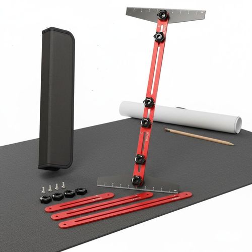 Folding Stair Ruler Foldable Staircase Measurement Tool Adjustable for Builders — image 6