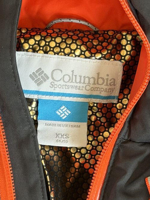 Columbia Toddler XXS 4T/5T Omni-Heat Winter Puffer Jacket Dark Gray Orange — image 2