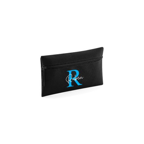 Personalised Kids Pencil Case with Name and Initial - Back to School Zip Bag — image 4
