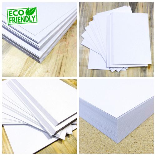 A2 A3 A4 A5 White Card Stock Sheets Blanks Paper GSM Plain Smooth Thin Cardboard — image 19