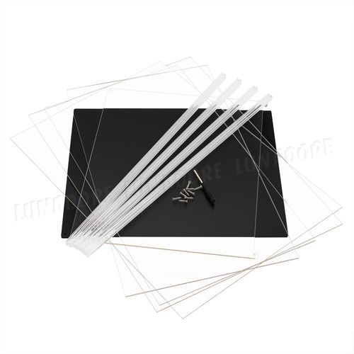 51cm Sliding Door Acrylic Display Case Clear Perspex Box Dustproof Figures Large — image 7