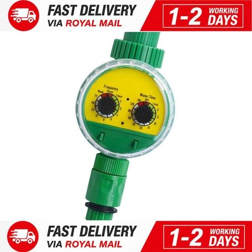 Electronic Daily Water Timer Garden Hose Automatic Plant Irrigation Tap Control