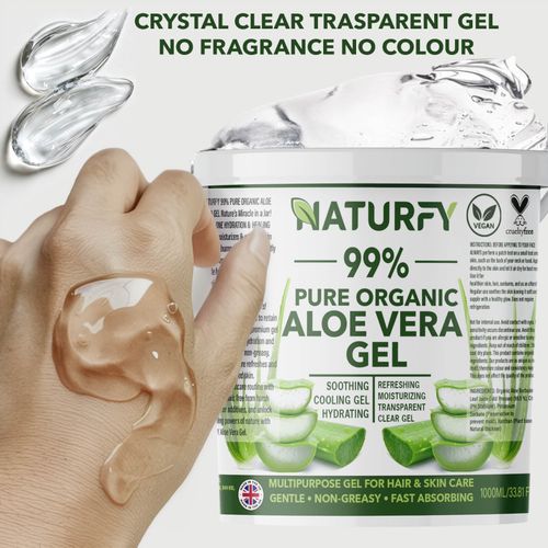 1KG 100% Pure Aloe Vera Gel Multipurpose Soothing Moisturising For Hair & Skin — image 3