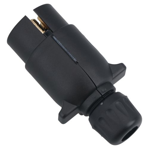 12N 7 Pin Plug Plastic Car Trailer Caravan Electrical Wiring Light Connector 4pc — image 3