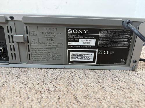 Sony SLV-D950G1 DVD VHS Combi Player *DVD Player Not Working* No Remote — image 14