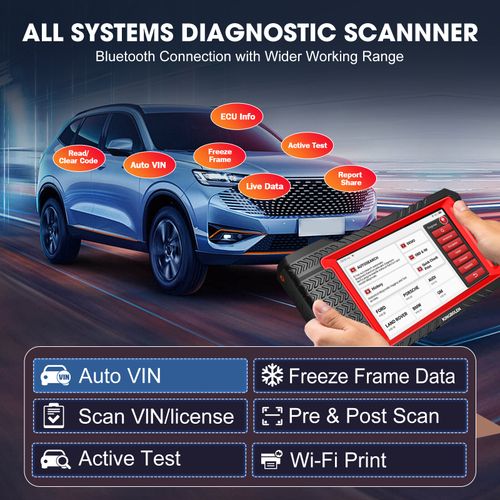 2026 KINGBOLEN K7 Car OBD2 Scanner All System Diagnostic ECU Coding Active Test — image 2